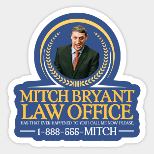 MITCH BRYANT Law Office Sticker